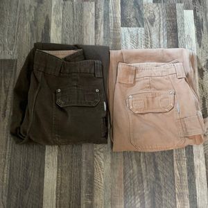 Duluth Trading Firehose Work Pants - 2 pair